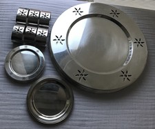 Platzteller Set versilbert 24-teilig für 6 Personen Nachlass Haushaltsauflösung