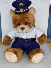 Polizei Teddy mit Uniform und