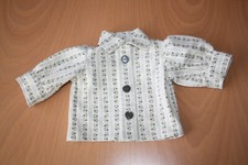 Alte Puppenbluse Bluse Hemd Puppenkleidung für antike Puppen - G-Länge ca. 19 cm