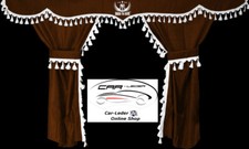 Truck Curtains Drapes Brown