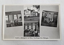 -AK Postkarte Dusslingen (Krs.Tübingen) Gasth./Metzgerei zur Rose (j)