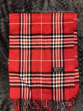 Original Burberrys Schal Rot