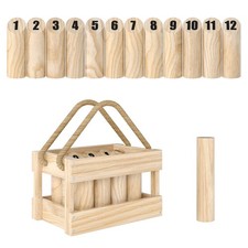 Mölkky Spiel Wurfspiel Holz