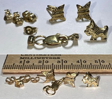 14K Gelbgold Konvolut teils