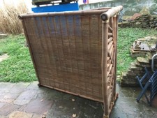Rattan/Bambus Bett 180x200 Doppelbett Bettgestell Massiv Ehebett HANDARBEIT