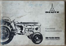 Deutz Schlepper D 5005 Ersatzteilliste