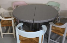 Rainer Daumiller Design Esstisch Kiefer Stuhl Stühle Tisch Danish Design Set