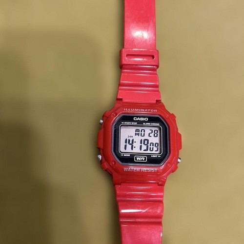 Casio digitaluhr rot - digitaluhr,