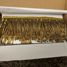 Gold Perlen Fransen Braut Sari