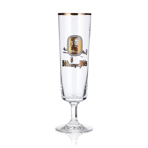 Bitburger bier glas - bitburger,