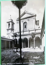 AK- Rom - Basilica of St. Clement - Italien -gelaufen 1957 -mit  Briefmarke