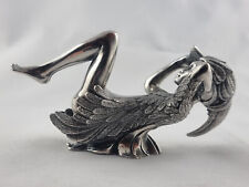 Papageno - Ernst Fuchs - versilbert - limitiert - Metallguss