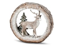 Deko Hirsch in Baumscheibe