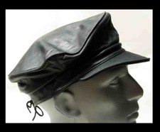 1A SATTLERQUALITÄT Lederkappe KAPPE Bikerkappe LEDER Elbsegler BIKER Hochwertig*