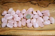 Rosenquarz Trommelsteine ca. 34 Stk. von Klaus Drexel