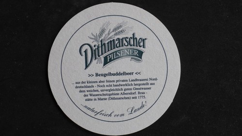Bierdeckel dithmarscher - bierdeckel,