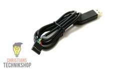 FT232 Serieller Kabel Adapter | USB 2.0 zu TTL | mit Datenflusssteuerung RTS/CTS