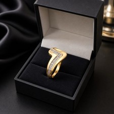 585 Gold Ring mit geprüften