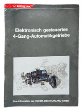 Honda Werkstatthandbuch Elektronisch gesteuertes 4-Gang-Automatikgetriebe 1987