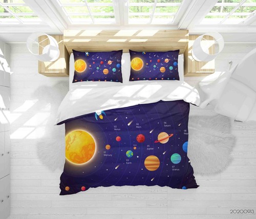 Sonne planet muster kind - 3d,