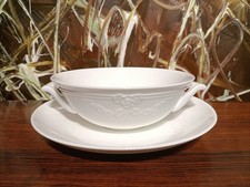 VILLEROY & BOCH Germany FIORI - edle Suppentasse mit Untertasse