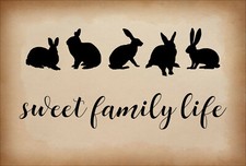 Dekoschild - Sweet family life