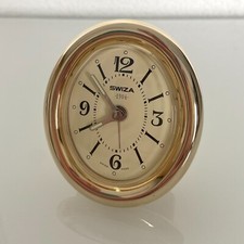 Tischuhr Wecker Oval Swiza