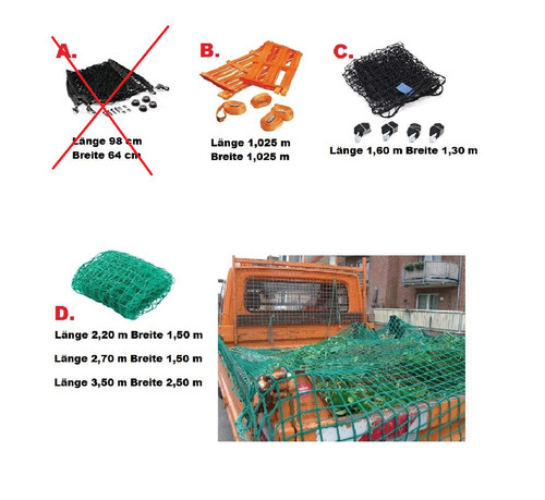 Ladungssicherungsnetz - , /