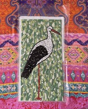 Mosaikbild Vogel Storch