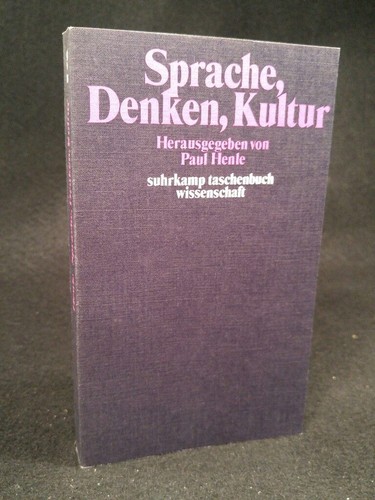 Sprache denken kultur paul - kultur.,