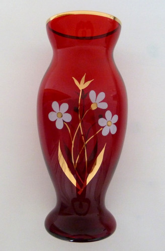 Blumenvase aus kristallglas - blumenvase,