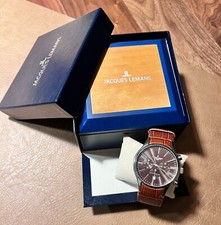 Herren Armbanduhr der Marke Jacques Lemand Chronograph Quarz