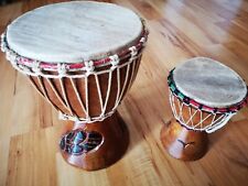 Afrikanische Trommel djembe deko Musikinstrumente Mitbringsel Geschenk Handarbei