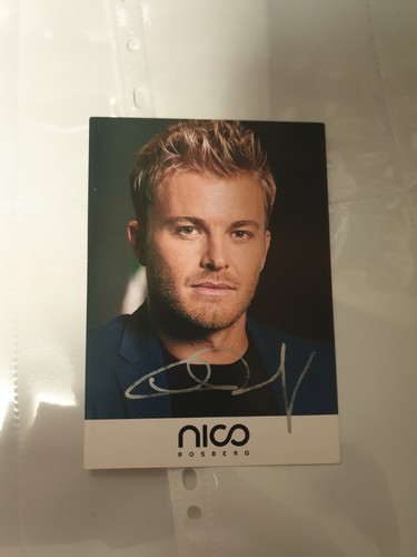 Nico rosberg karte 10x15 - nico,