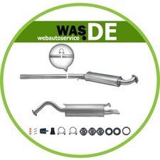 Auspuffanlage Auspuff ab Kat Audi A6 (4A, C4) 2.6 & 2.8 auch Avant + Anbaukit