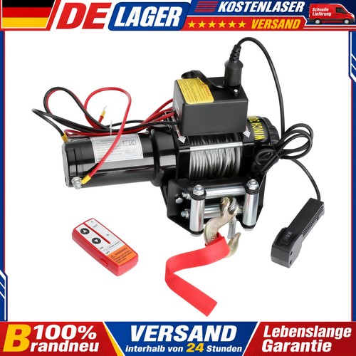 Elektrische seilwinde 12v - elektrische,