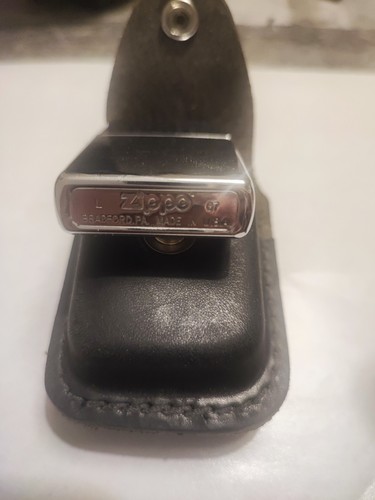 Zippo ledergürteltasche - zippo,