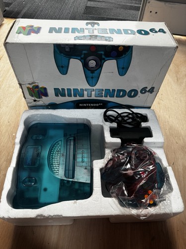 Nintendo n64 blau konsole - nintendo,