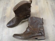JAN BARAN tolle Stiefeletten braun Gr. 40 TOP KoS1217