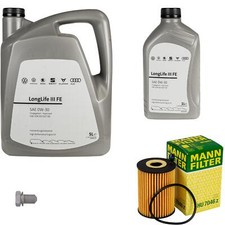 MANN Ölfilter 6 L Motoröl VW 0W-30 Longlife III FE für Audi A6 Avant 2.0 40 TDI