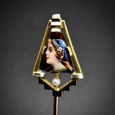 ART DECO KRAWATTENNADEL