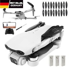 Mini-Faltbar WIFI Drohne Mit 4K HD Dual Kamera Selfie RC Drone 6-Achsen DE