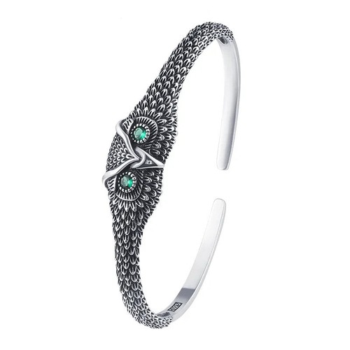 Armreifen eule sterlingsilber - eule,