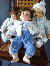 Künstlerpuppen Konvolut,3 x