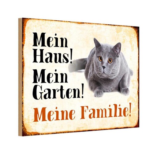 Holzschild 20x30 tiere - holzschild,