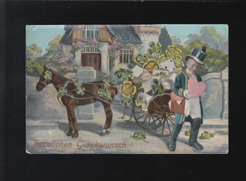 Pferdefuhrwerk glücksklee - pferdefuhrwerk,