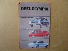 OPEL OLYMPIA – Blechschild