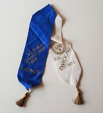 Ehrenschleife Bronze MC Zwickau Trabant Orientierungsfahrt 1974 Wimpel DDR #015