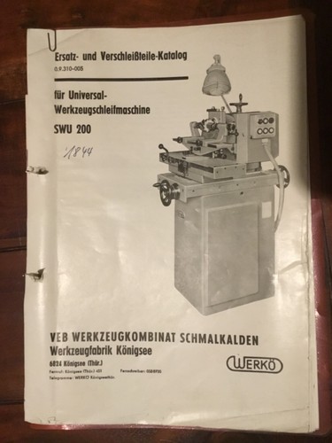 Werkzeugschleifmaschine wmw - werkzeugschleifmaschine,
