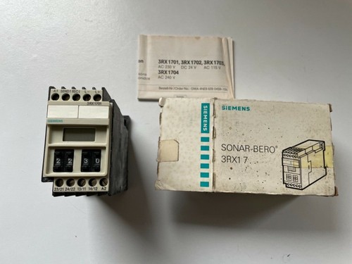 Siemens 3rx1701 sonar - 3rx1701, bero